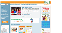 Desktop Screenshot of healthyenvironmentforkids.ca